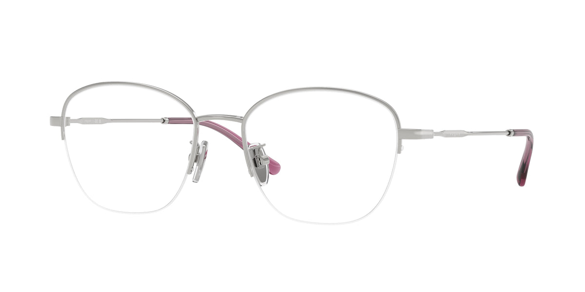 Vogue VO4357D Irregular Eyeglasses  323-Silver 53-145-18 - Color Map Silver