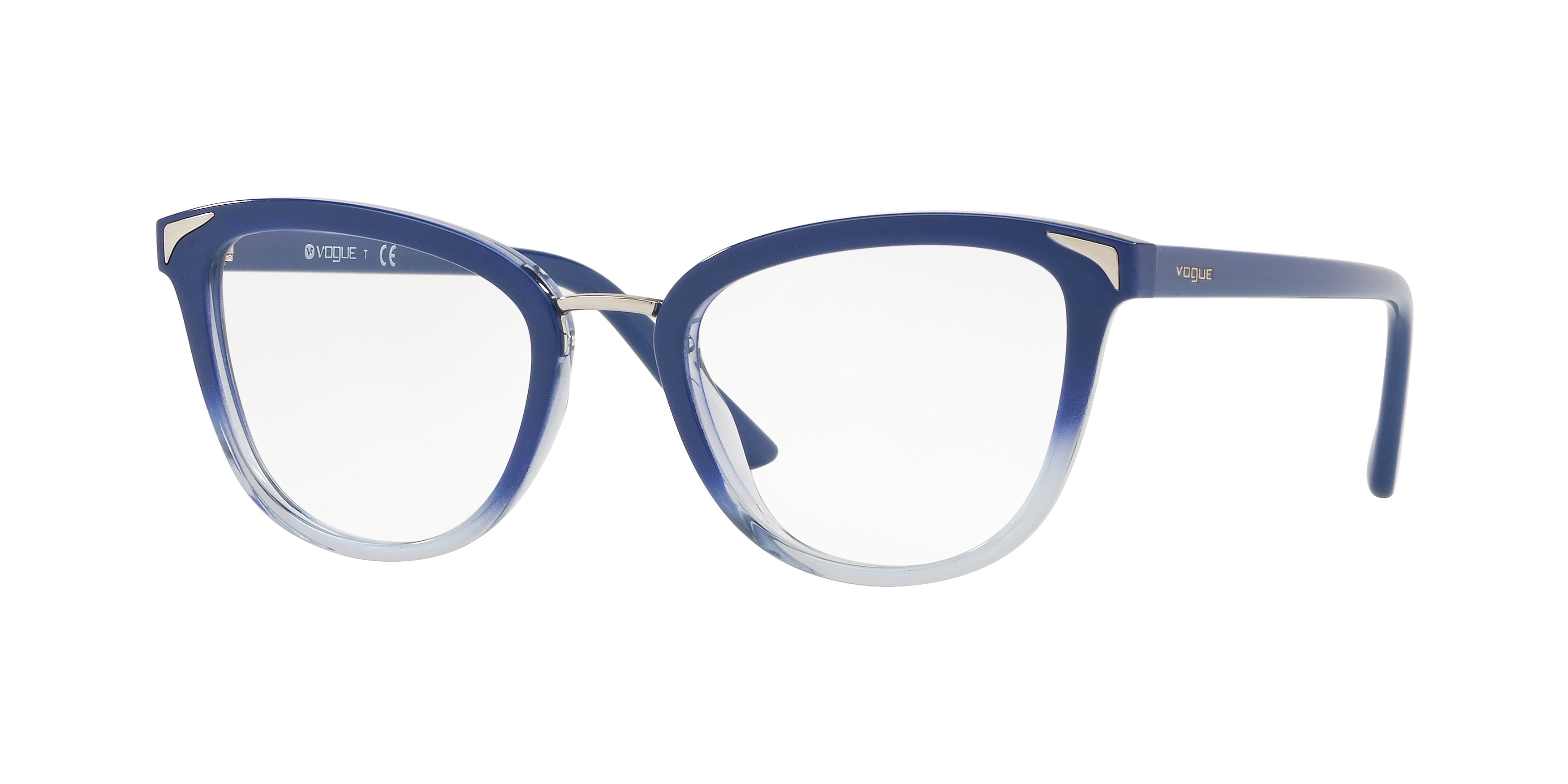 Vogue VO5231 Butterfly Eyeglasses  2641-Transparent Azure Gradient Blue 51-140-20 - Color Map Blue