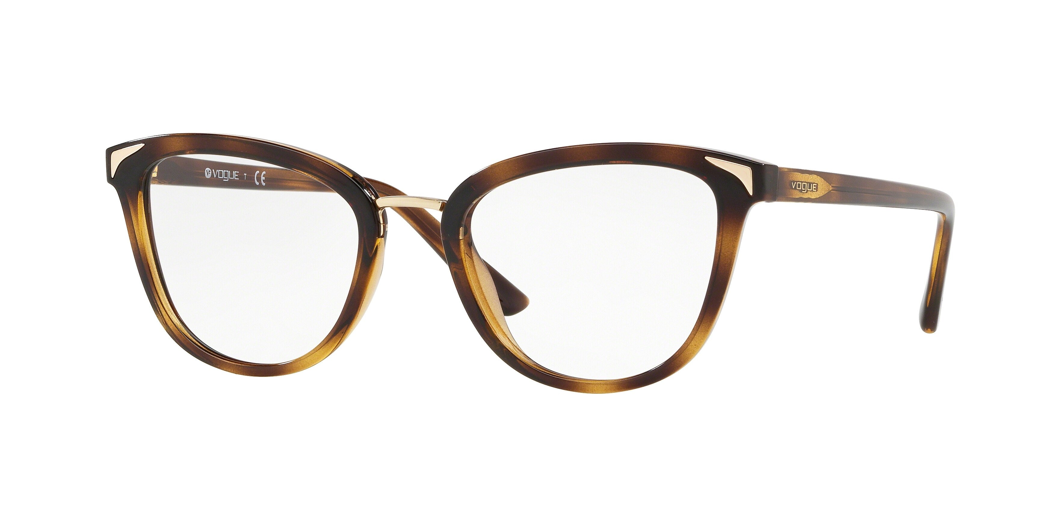 Vogue VO5231 Butterfly Eyeglasses  W656-Dark Havana 51-140-20 - Color Map Brown