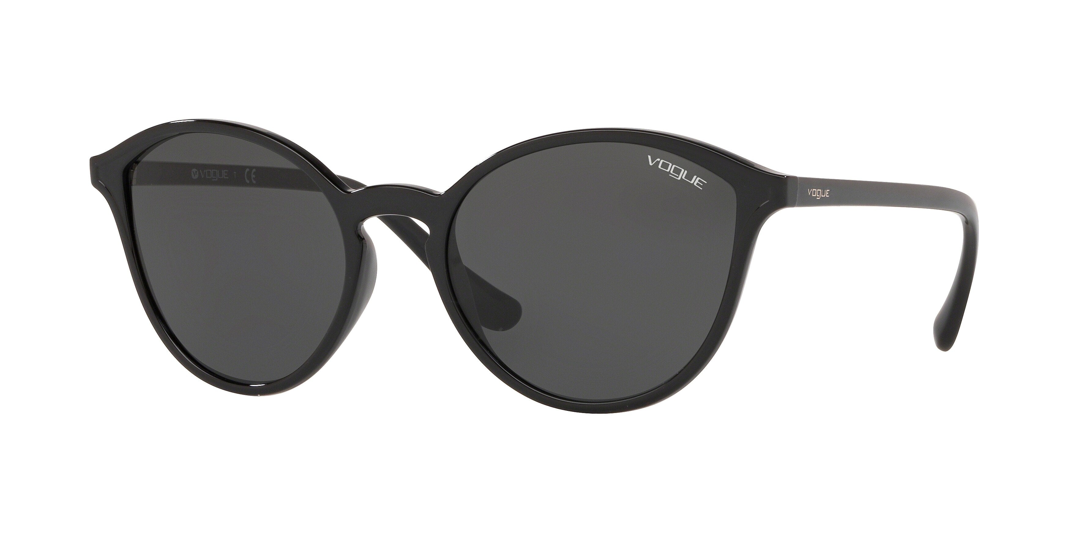 Vogue VO5255S Phantos Sunglasses  W44/87-Black 55-140-19 - Color Map Black