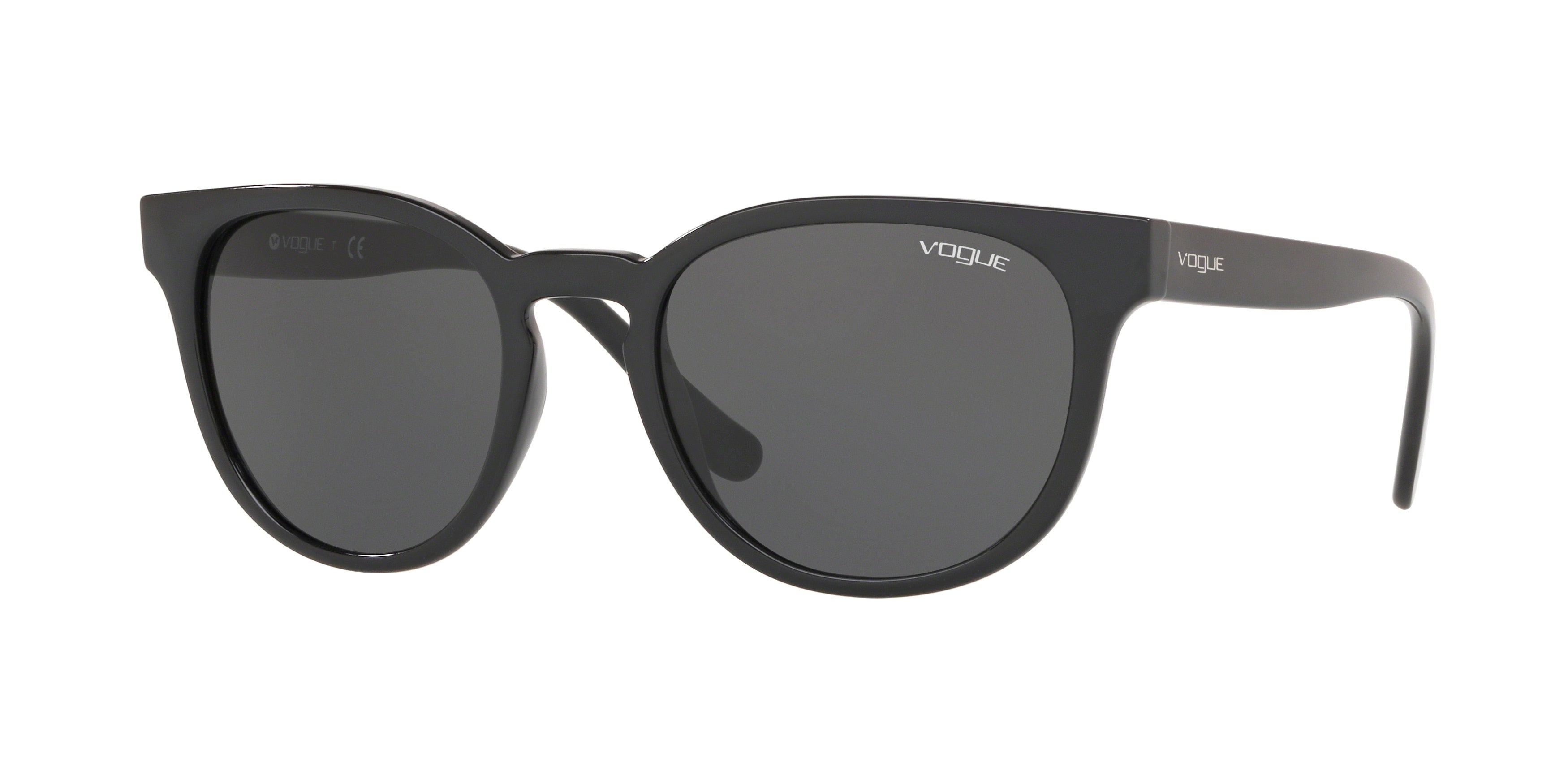 Vogue VO5271S Square Sunglasses  W44/87-Black 53-140-20 - Color Map Black