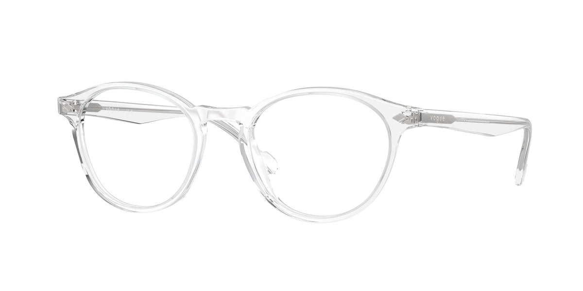 Vogue VO5326 Oval Eyeglasses  W745-Transparent 51-145-19 - Color Map Transparent
