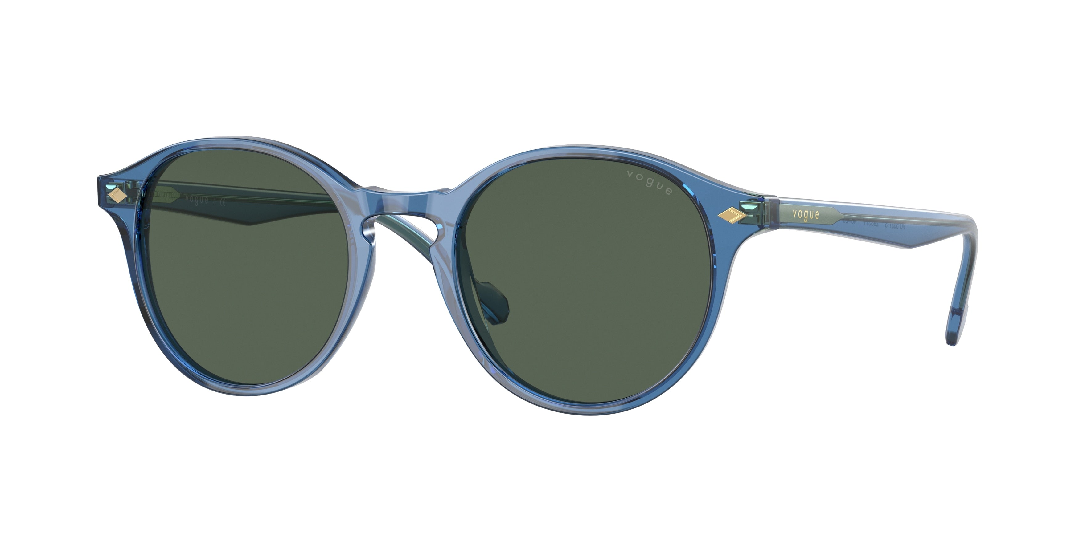 Vogue VO5327S Phantos Sunglasses  298371-Blue Sea 51-145-20 - Color Map Blue