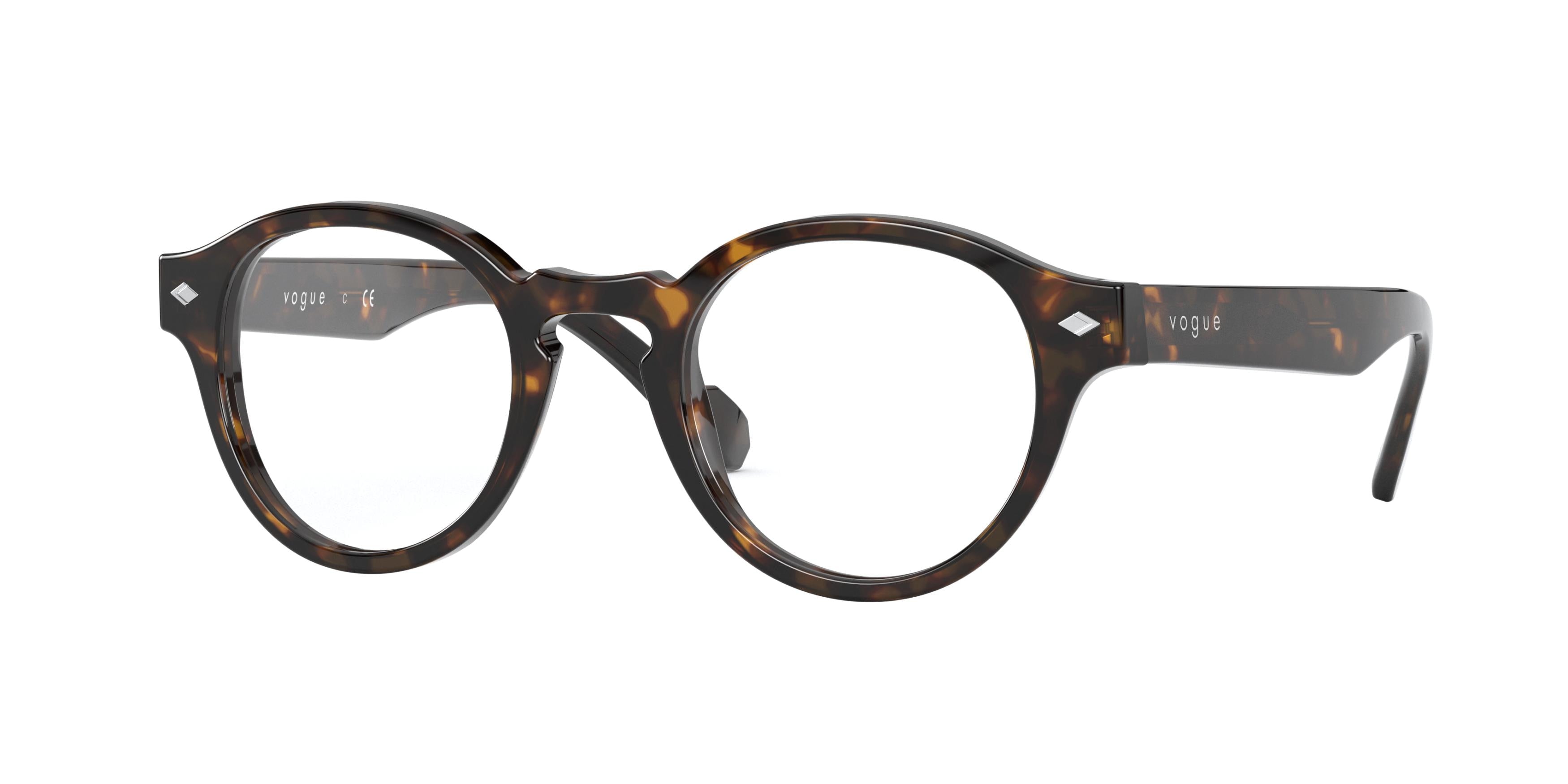 Vogue VO5332 Round Eyeglasses  W656-Dark Havana 46-145-22 - Color Map Brown