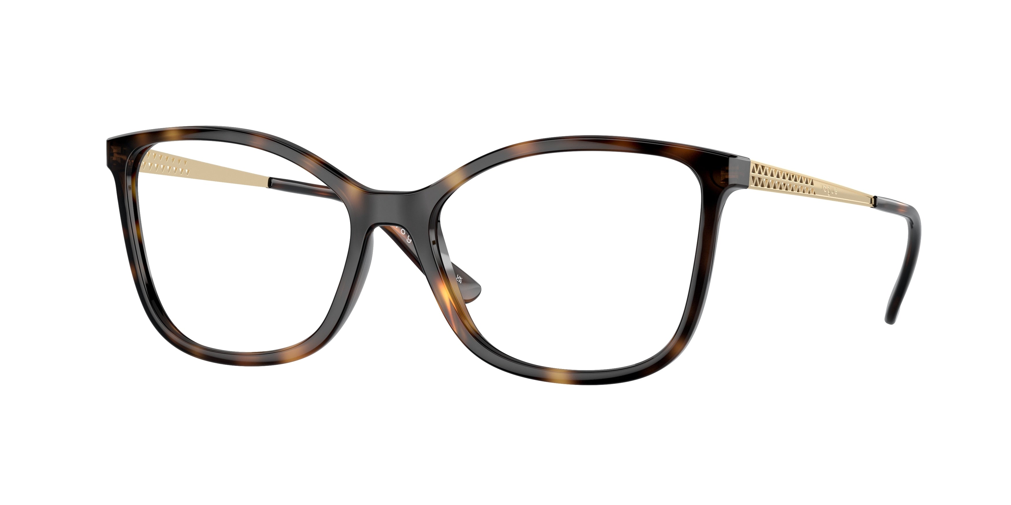 Vogue VO5334 Butterfly Eyeglasses  W656-Dark Havana 54-140-16 - Color Map Brown
