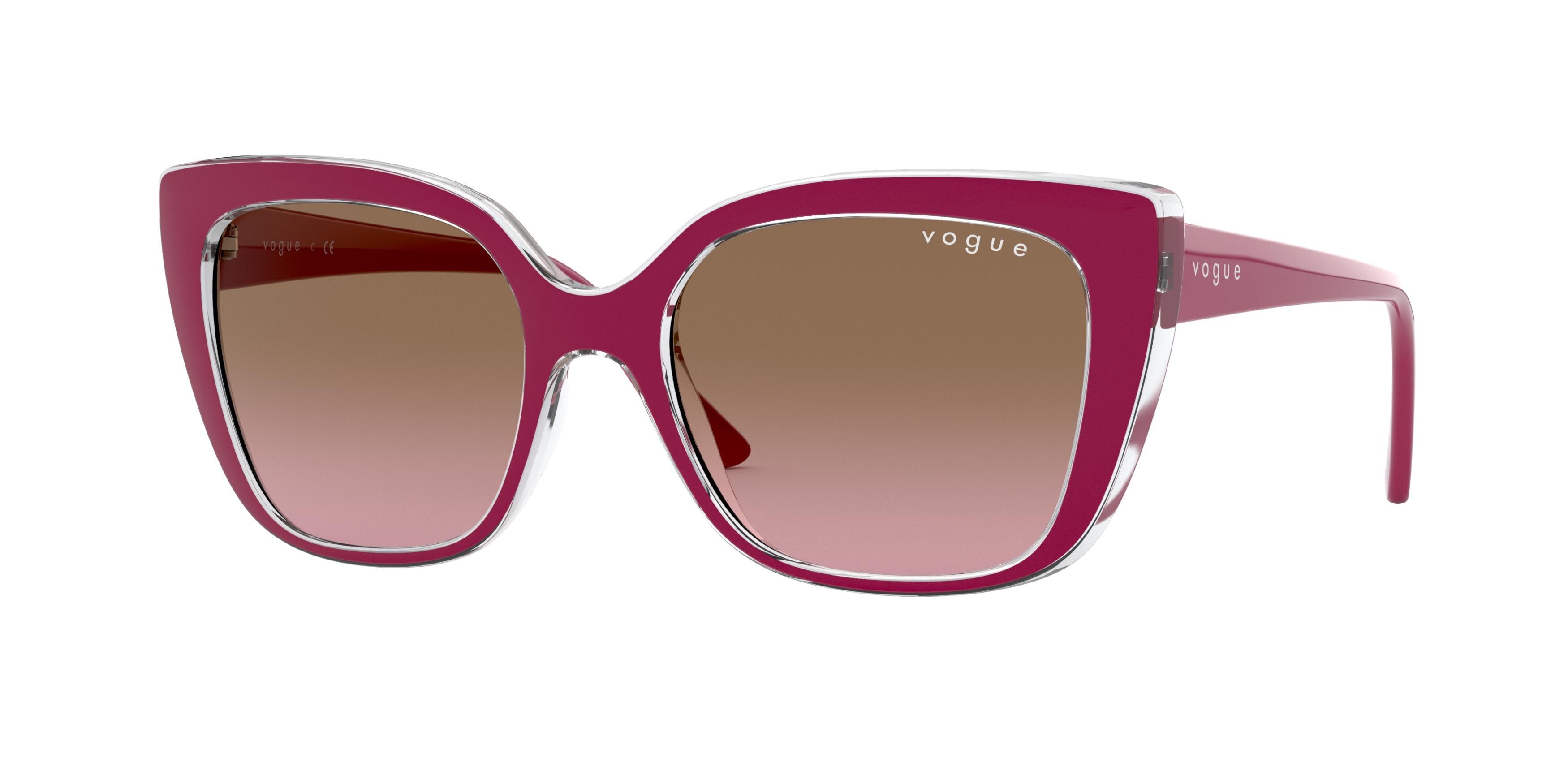 Vogue VO5337S Square Sunglasses  284014-Violet 53-140-18 - Color Map Violet
