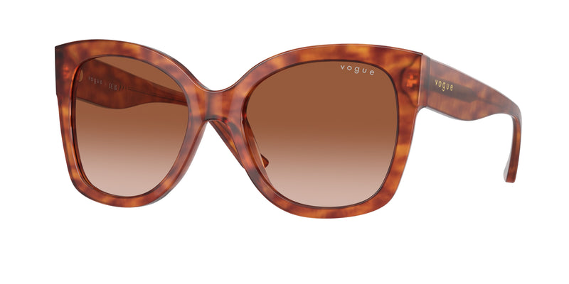 Vogue VO5338S Pillow Sunglasses  279213-Yellow Havana 54-140-19 - Color Map Tortoise