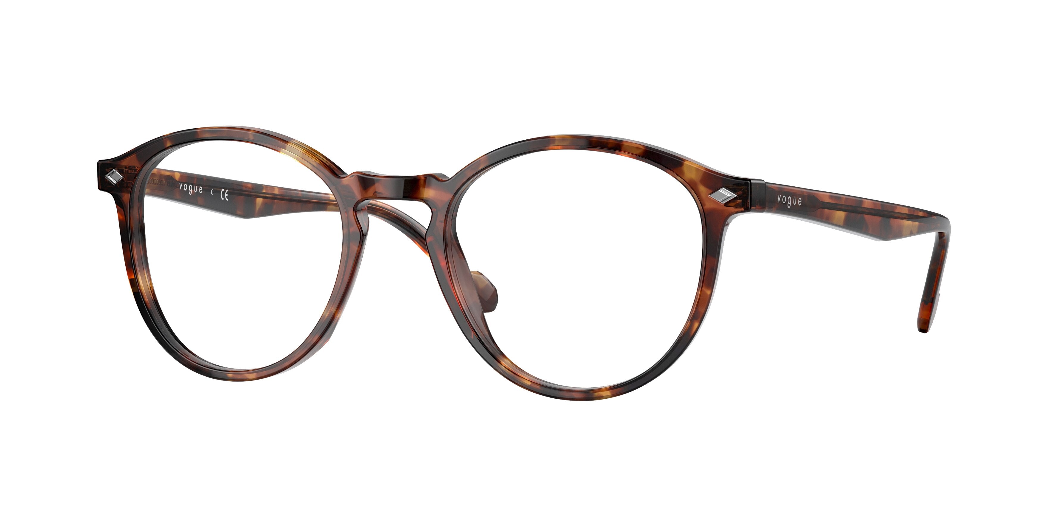 Vogue VO5367 Round Eyeglasses  2819-Havana Honey 50-145-20 - Color Map Tortoise