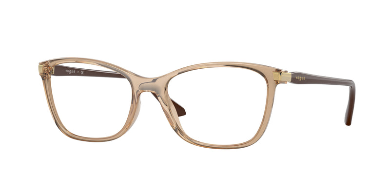 Vogue VO5378 Pillow Eyeglasses  2826-Transparent Brown 53-140-17 - Color Map Brown