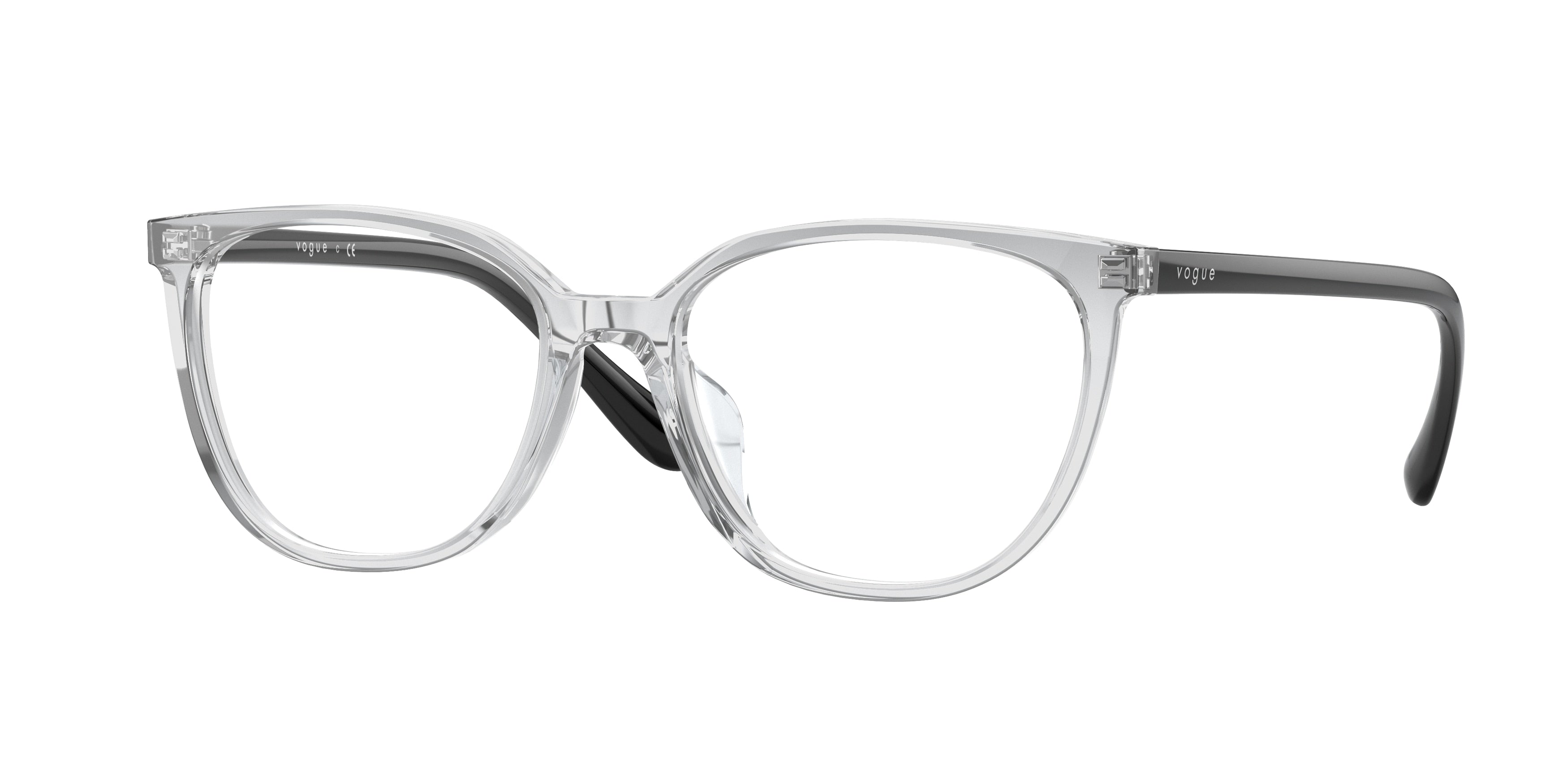 Vogue VO5379D Pillow Eyeglasses  W745-Transparent 54-140-17 - Color Map Transparent