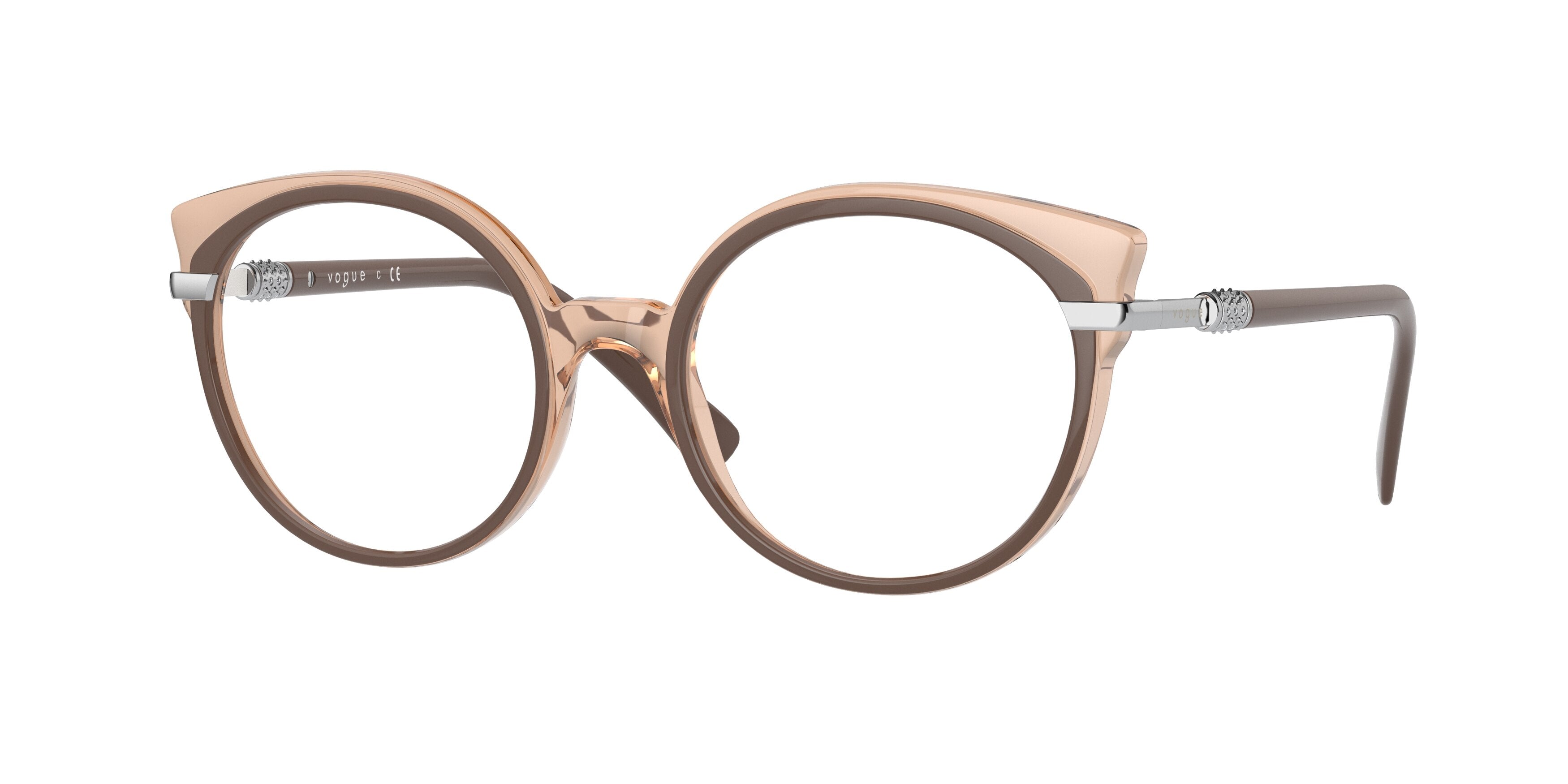 Vogue VO5381B Phantos Eyeglasses  2929-Top Brown/Light Brown 51-135-19 - Color Map Brown