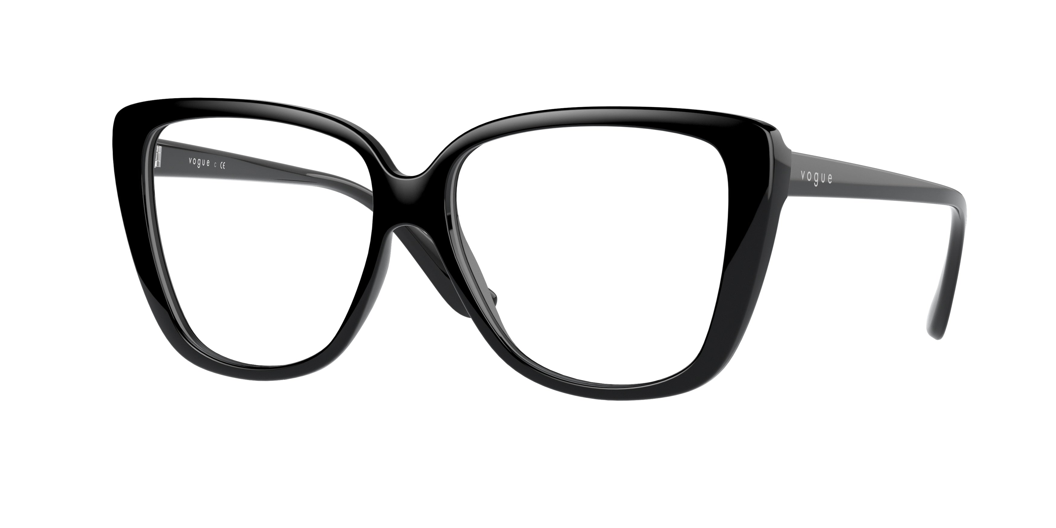 Vogue VO5413 Butterfly Eyeglasses  W44-Black 54-140-14 - Color Map Black
