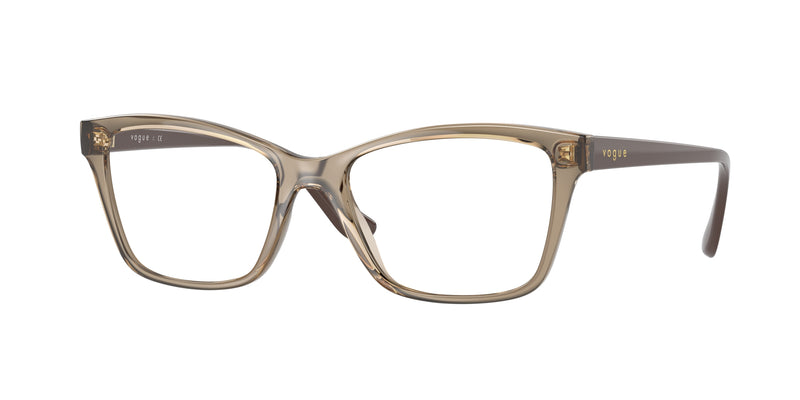 Vogue VO5420 Pillow Eyeglasses  2940-Transparent Brown 53-140-17 - Color Map Brown