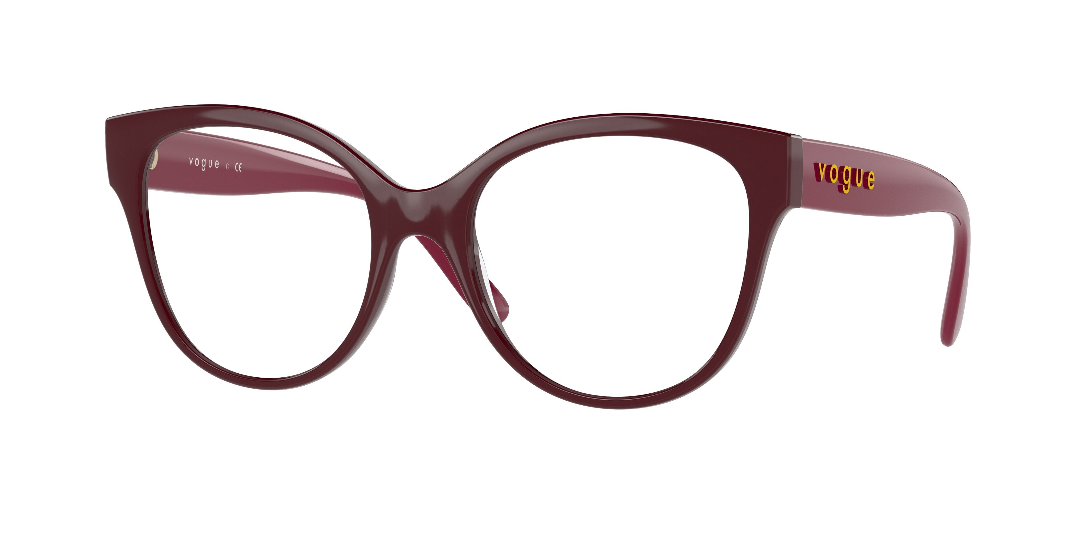 Vogue VO5421F Pillow Eyeglasses  2139-Bordeaux 51-140-17 - Color Map Red