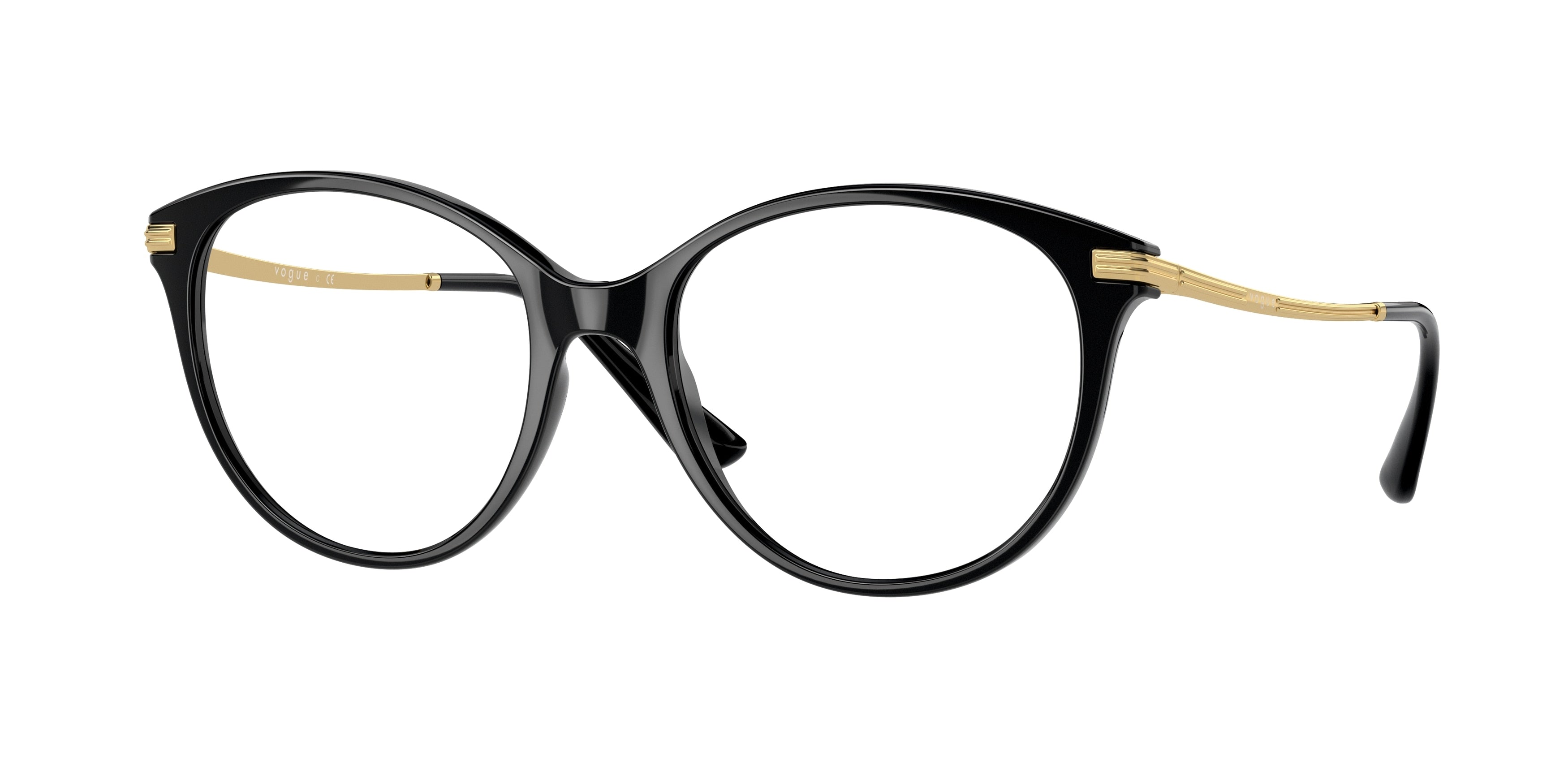 Vogue VO5423 Phantos Eyeglasses  W44-Black 53-140-18 - Color Map Black
