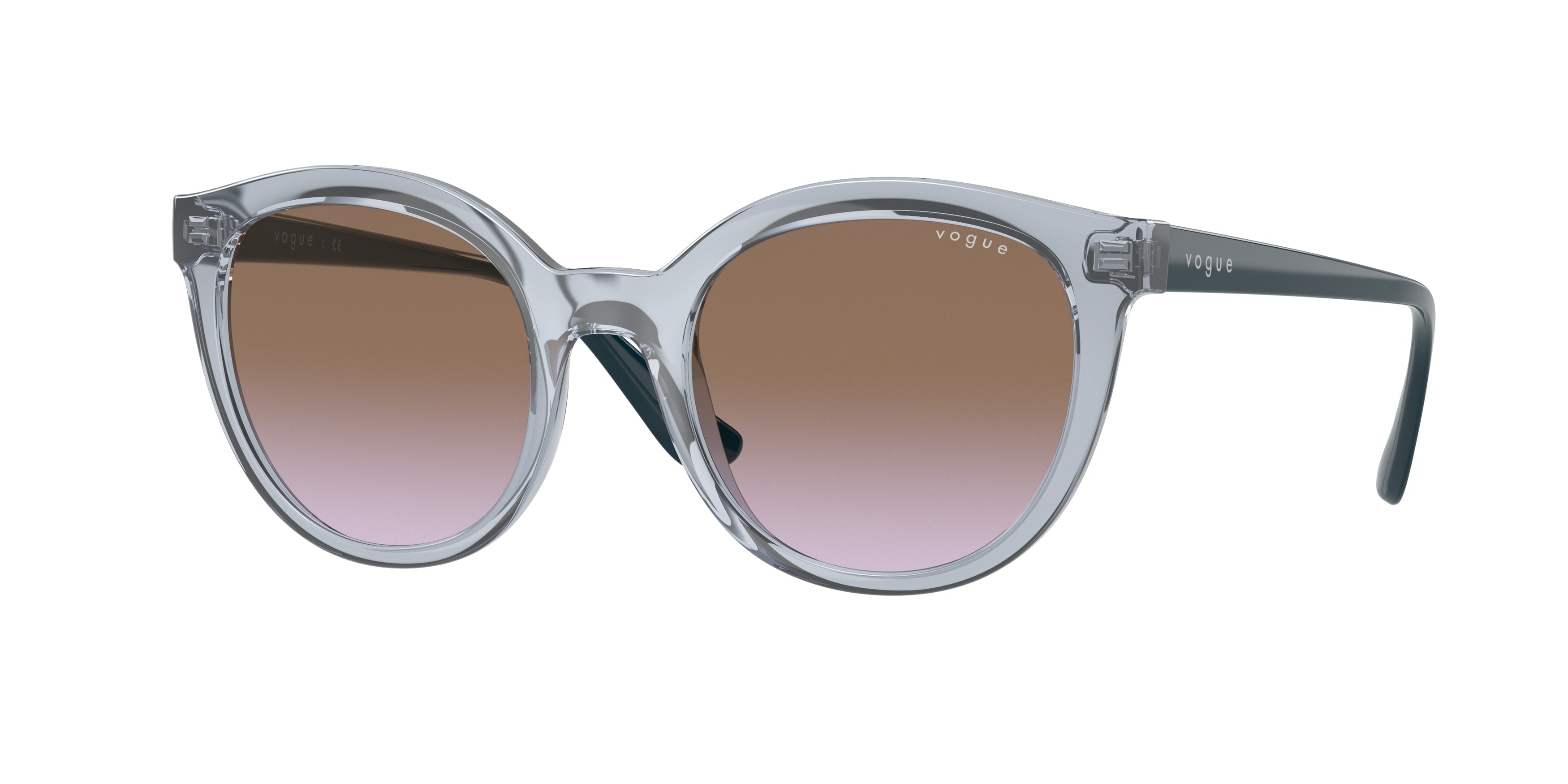 Vogue VO5427S Oval Sunglasses  286368-Transparent Blue 50-140-20 - Color Map Blue
