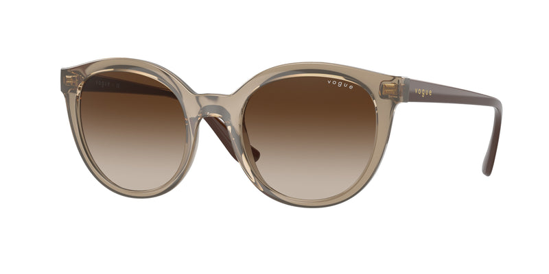 Vogue VO5427S Oval Sunglasses  294013-Transparent Brown 50-140-20 - Color Map Brown
