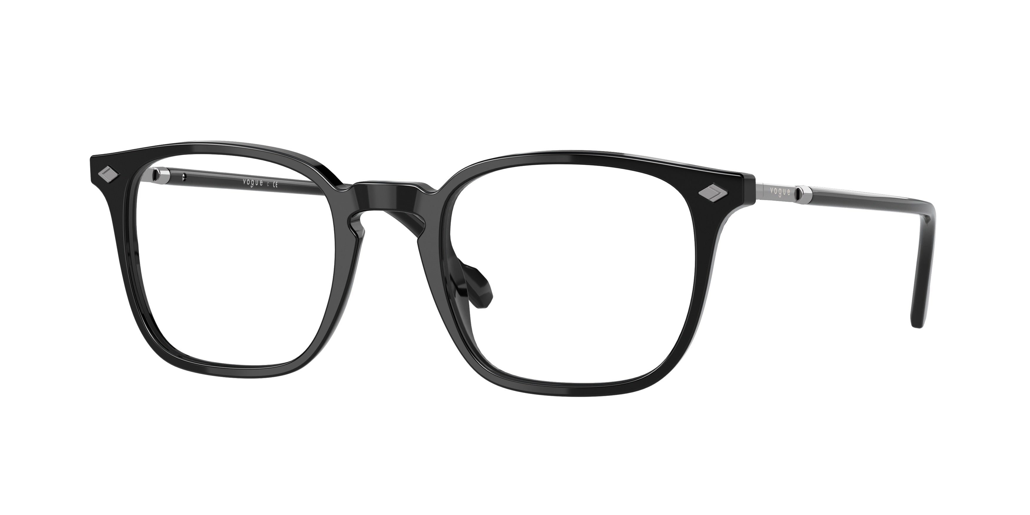 Vogue VO5433 Pillow Eyeglasses  W44-Black 52-145-21 - Color Map Black