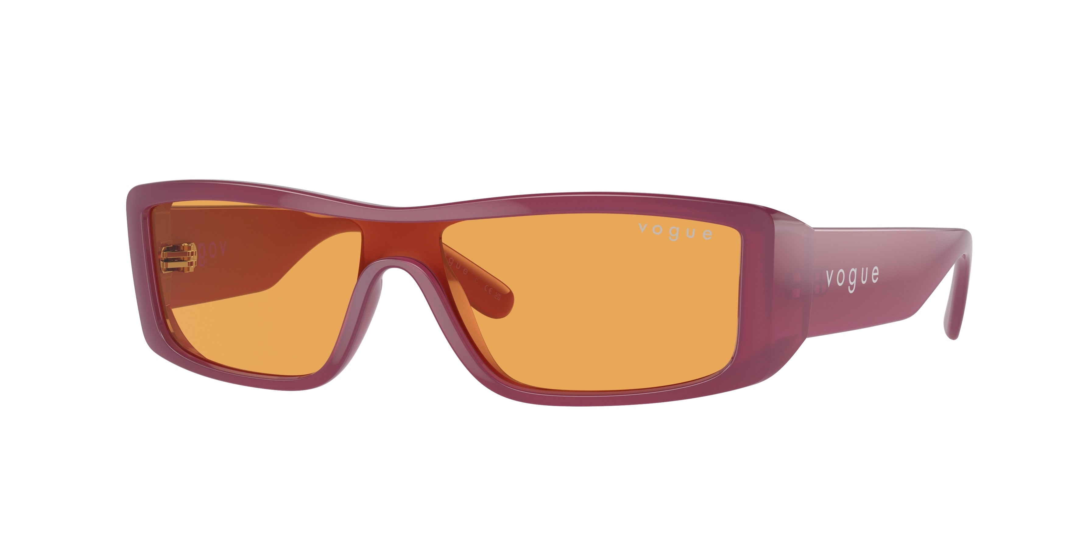 Vogue VO5442SM Rectangle Sunglasses  3168/7-Opal Violet 22-130-122 - Color Map Violet