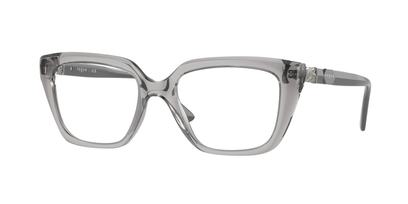 Vogue VO5477B Rectangle Eyeglasses  2726-Transparent Grey 50-140-18 - Color Map Grey
