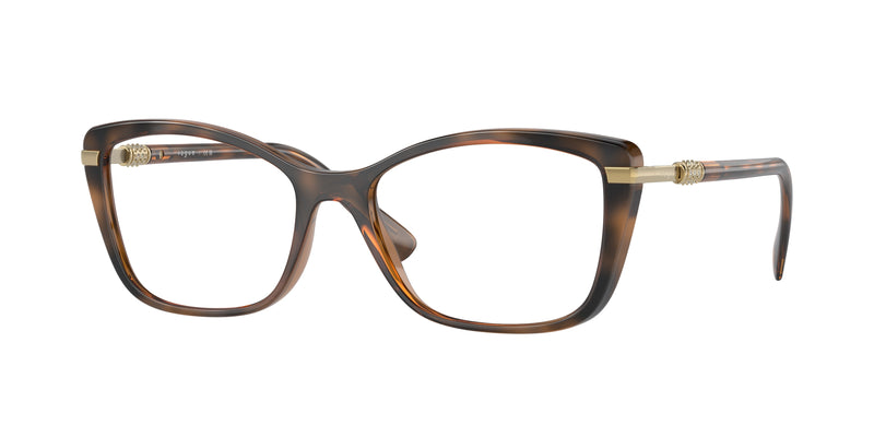 Vogue VO5487B Butterfly Eyeglasses  2386-Top Havana/Light Brown 54-140-17 - Color Map Brown