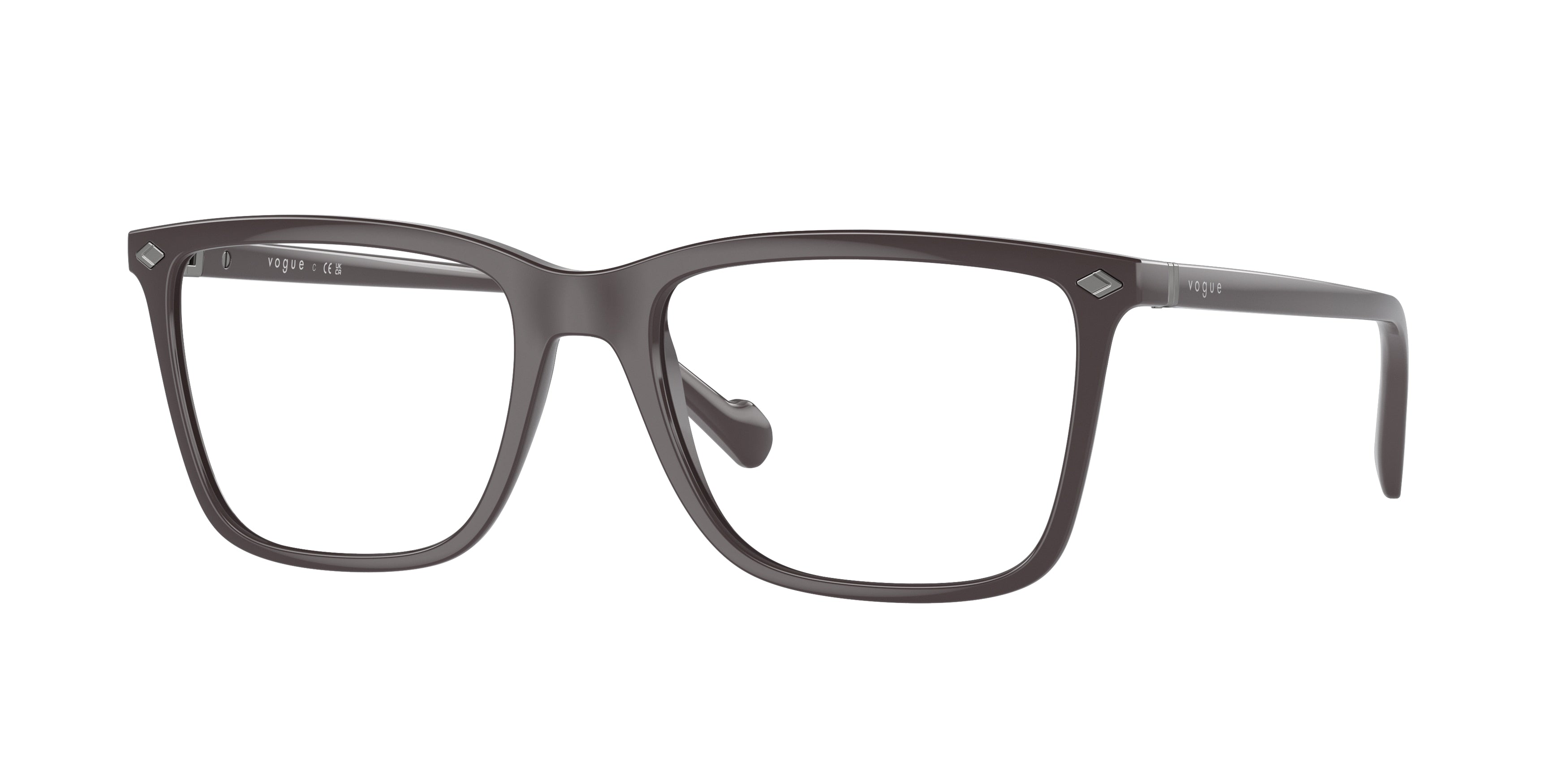 Vogue VO5492 Square Eyeglasses  3058-Grey/Brown 56-145-18 - Color Map Grey