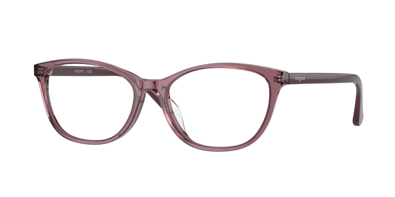 Vogue VO5502D Cat Eye Eyeglasses  2798-Transparent Cherry 54-145-16 - Color Map Violet