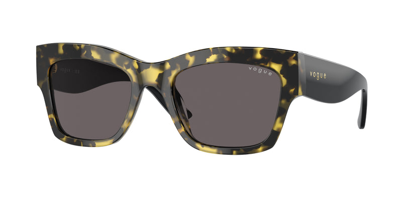 Vogue VO5524S Pillow Sunglasses  309187-Yellow Tortoise 54-140-20 - Color Map Tortoise