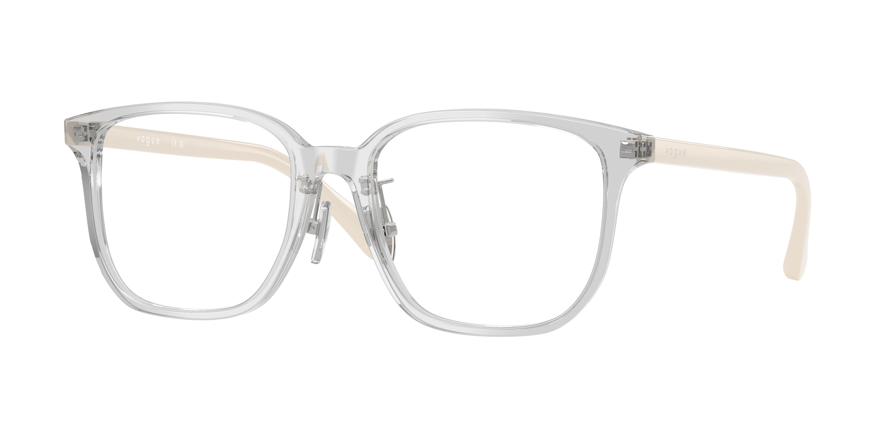 Vogue VO5550D Pillow Eyeglasses  3251-Transparent Grey 55-145-18 - Color Map Grey