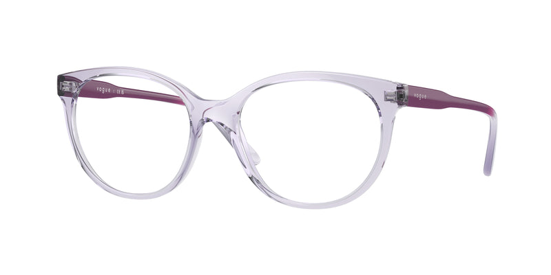 Vogue VO5552 Phantos Eyeglasses  2745-Transparent Violet 53-140-17 - Color Map Violet