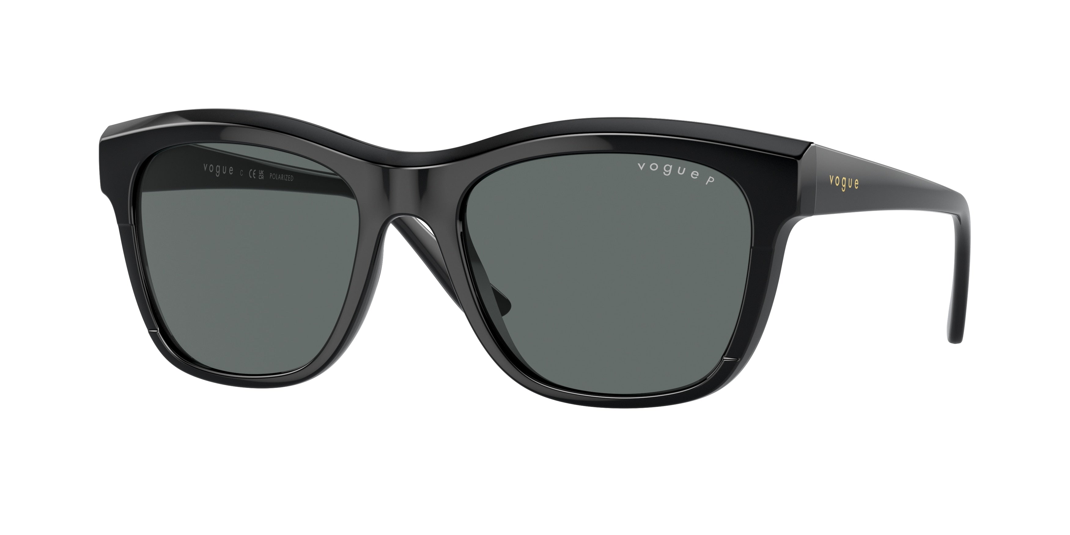 Vogue VO5557S Pillow Sunglasses  W44/81-Black 54-140-19 - Color Map Black