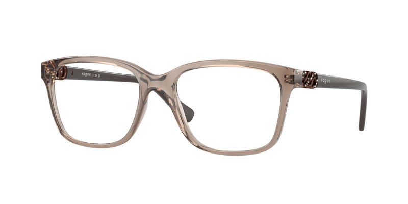 Vogue VO5574B Pillow Eyeglasses  2940-Transparent Brown 53-140-17 - Color Map Brown