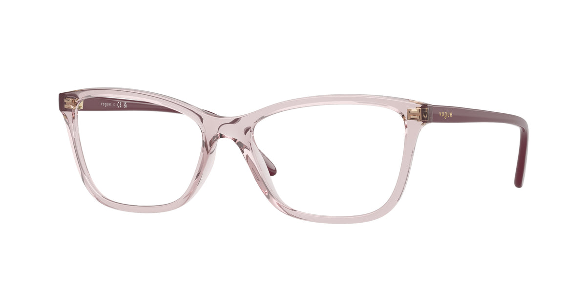 Vogue VO5603 Butterfly Eyeglasses  2942-Transparent Pink 54-140-16 - Color Map Pink