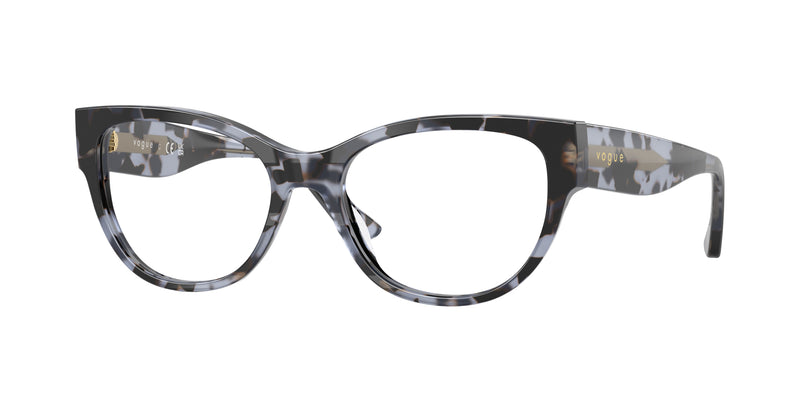 Vogue VO5604 Cat Eye Eyeglasses  3147-Blue Tortoise 53-140-17 - Color Map Blue
