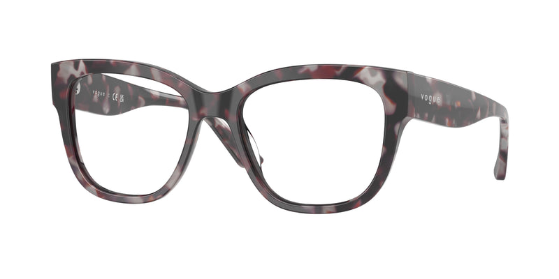 Vogue VO5605F Square Eyeglasses  3149-Grey Tortoise 53-140-16 - Color Map Grey