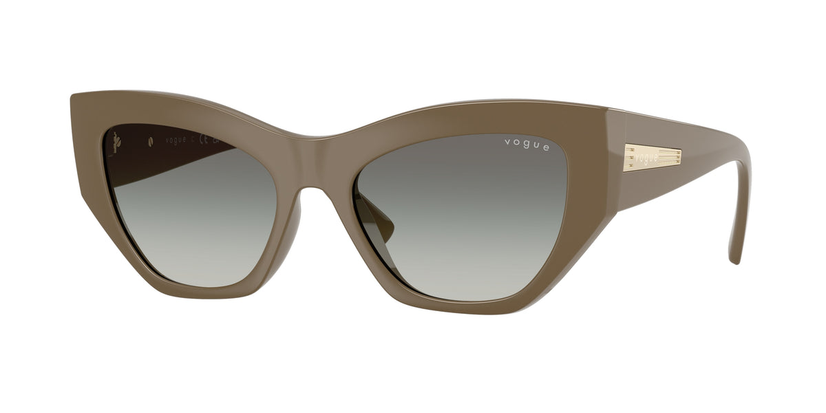 Vogue VO5607S Irregular Sunglasses  317511-Full Brown 53-140-18 - Color Map Brown