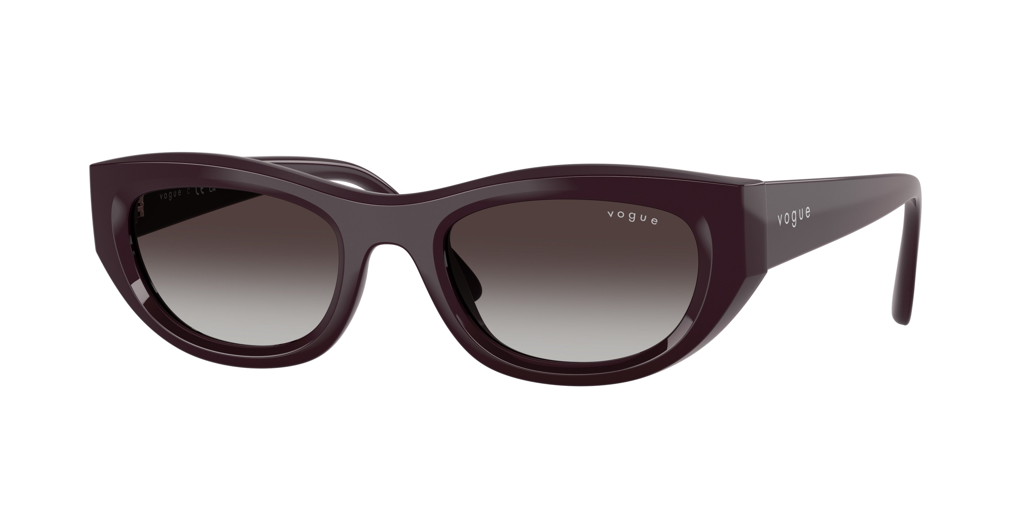 Vogue VO5616S Cat Eye Sunglasses  24268G-Full Bordeaux 51-140-21 - Color Map Red