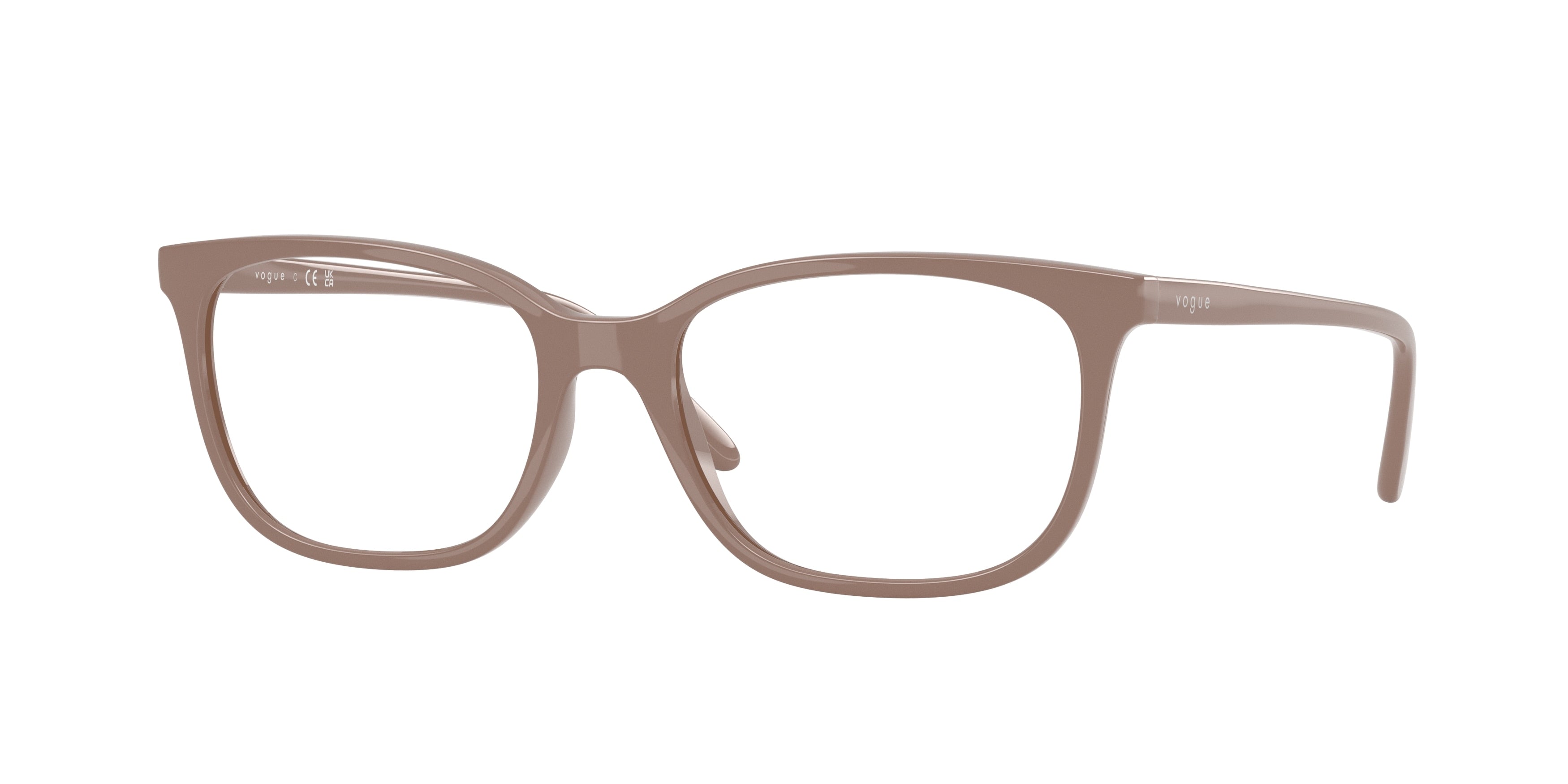Vogue VO5621 Pillow Eyeglasses  3272-Taupe 53-140-17 - Color Map Brown