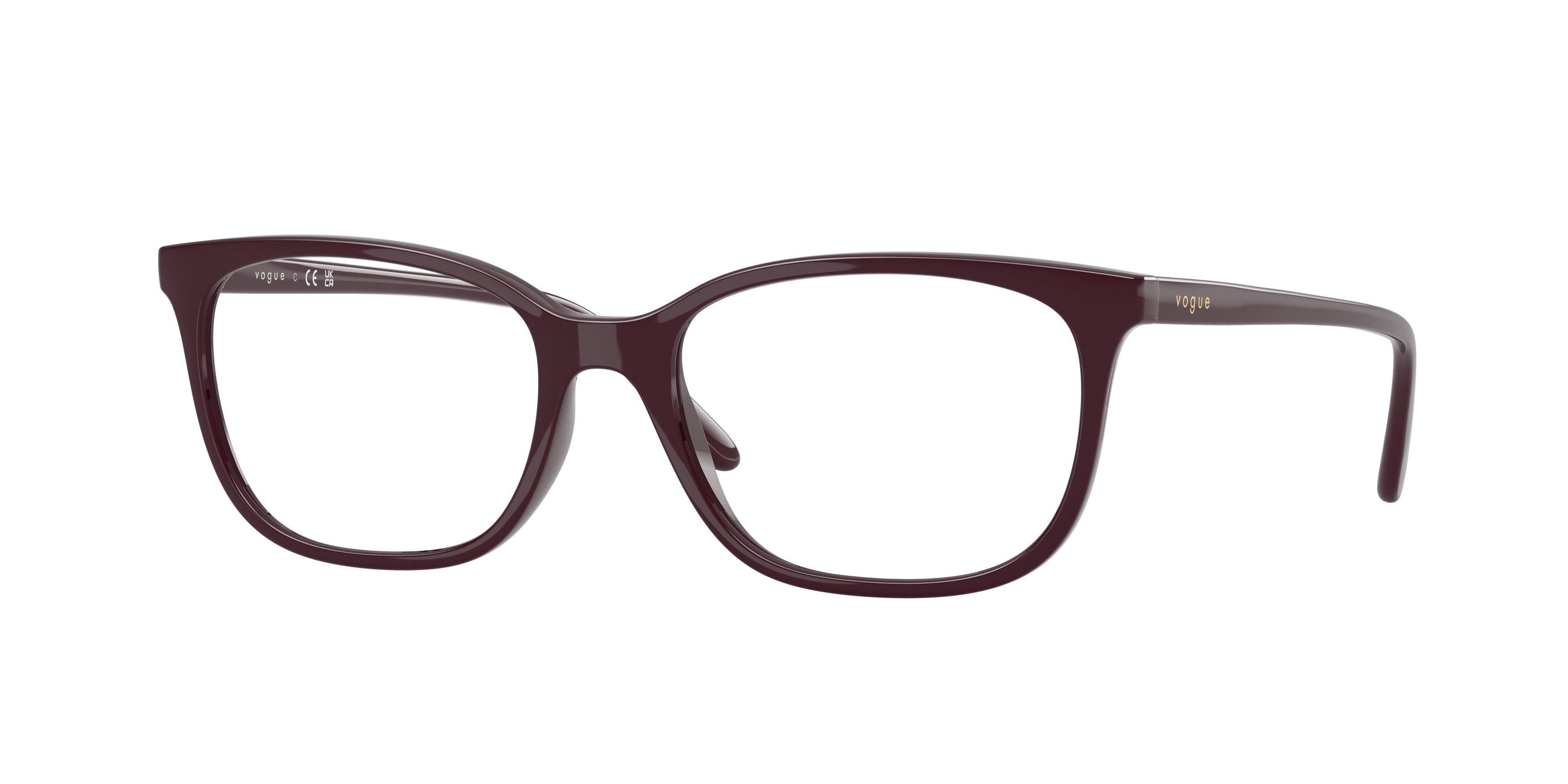 Vogue VO5621 Pillow Eyeglasses  3284-Full Bordeaux 51-140-17 - Color Map Red