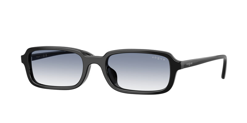 Vogue VO5666SF Pillow Sunglasses  W44/19-Black 53-140-19 - Color Map Black