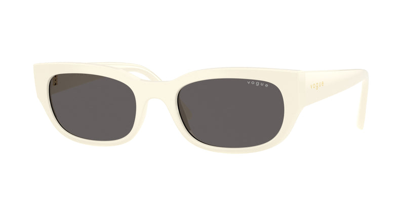 Vogue VO5669S Pillow Sunglasses  316787-Full Ivory 54-140-20 - Color Map White