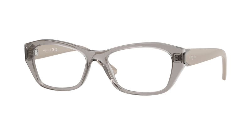 Vogue VO5676 Irregular Eyeglasses  2726-Transparent Grey 53-135-16 - Color Map Grey