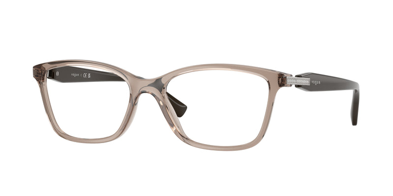Vogue VO5680B Pillow Eyeglasses  2940-Transparent Brown 54-140-17 - Color Map Brown