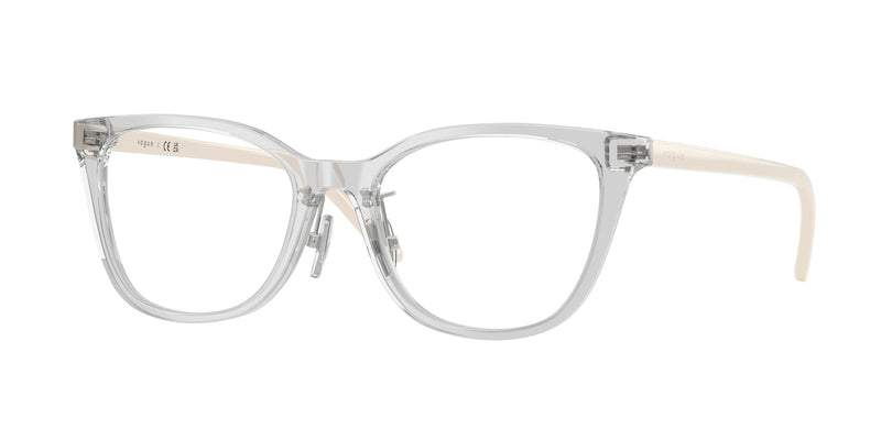 Vogue VO5685D Cat Eye Eyeglasses  3251-Transparent Grey 53-145-18 - Color Map Grey