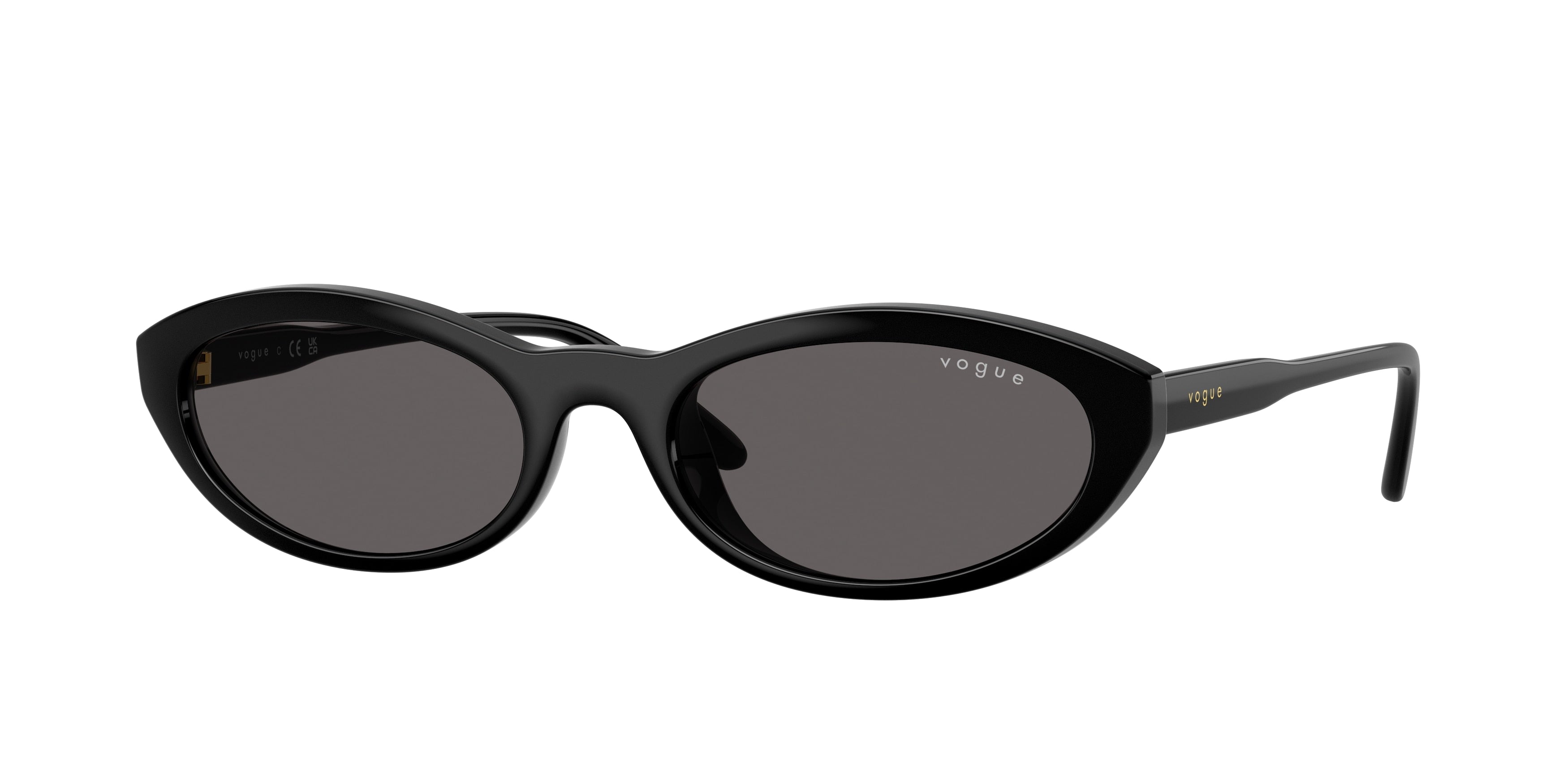 Vogue VO5697SU Oval Sunglasses  W44/87-Black 54-140-19 - Color Map Black
