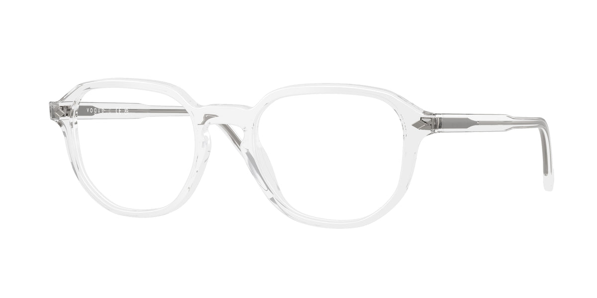 Vogue VO5708 Irregular Eyeglasses  W745-Transparent 51-145-20 - Color Map Transparent