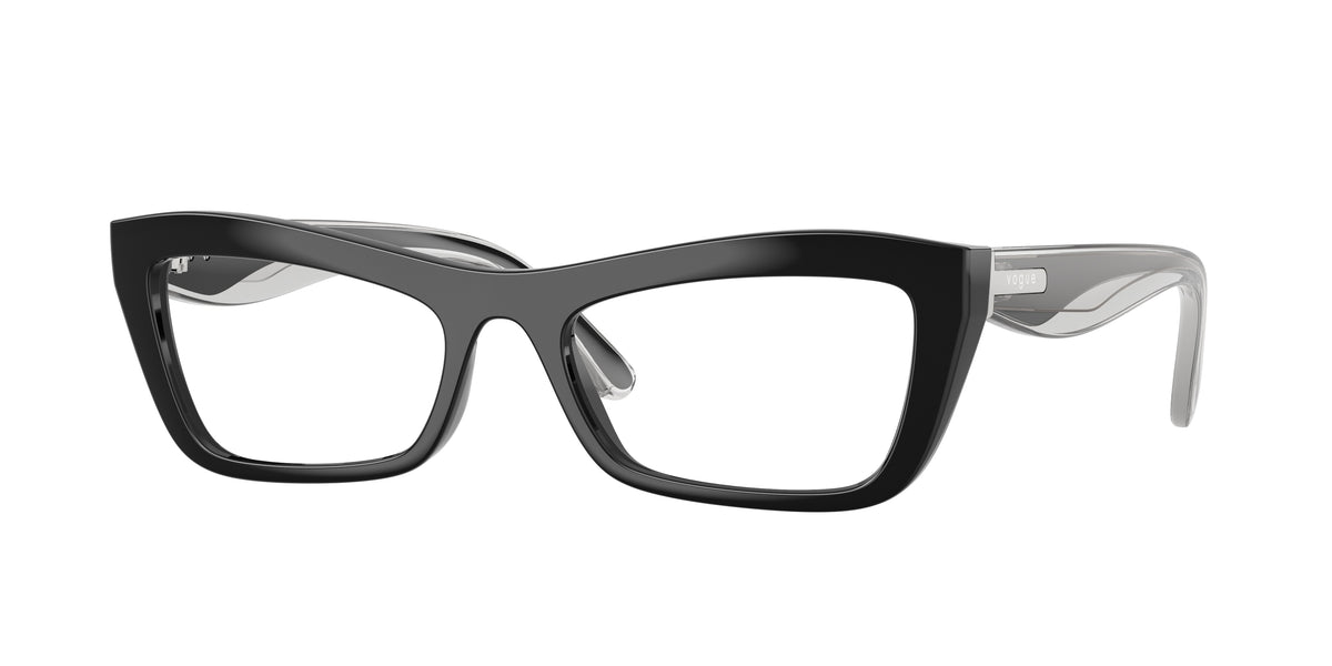 Vogue VO5710 Cat Eye Eyeglasses for Women — Free Shipping - 51-140-18 / W44-Black