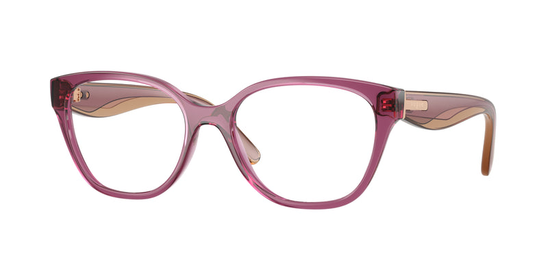 Vogue VO5712 Phantos Eyeglasses  3227-Transparent Purple 51-140-17 - Color Map Violet