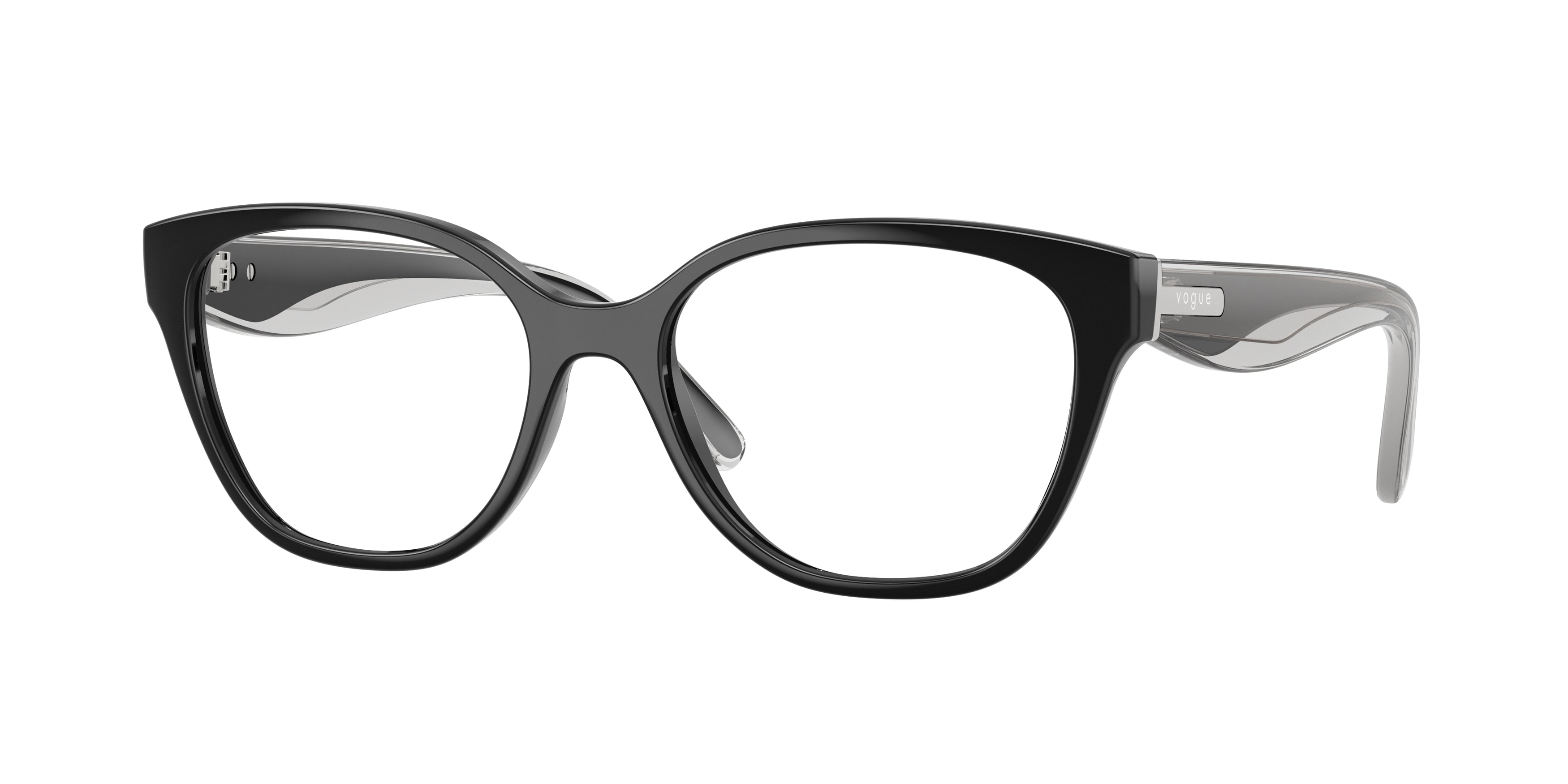 Vogue VO5712 Phantos Eyeglasses  W44-Black 53-140-17 - Color Map Black