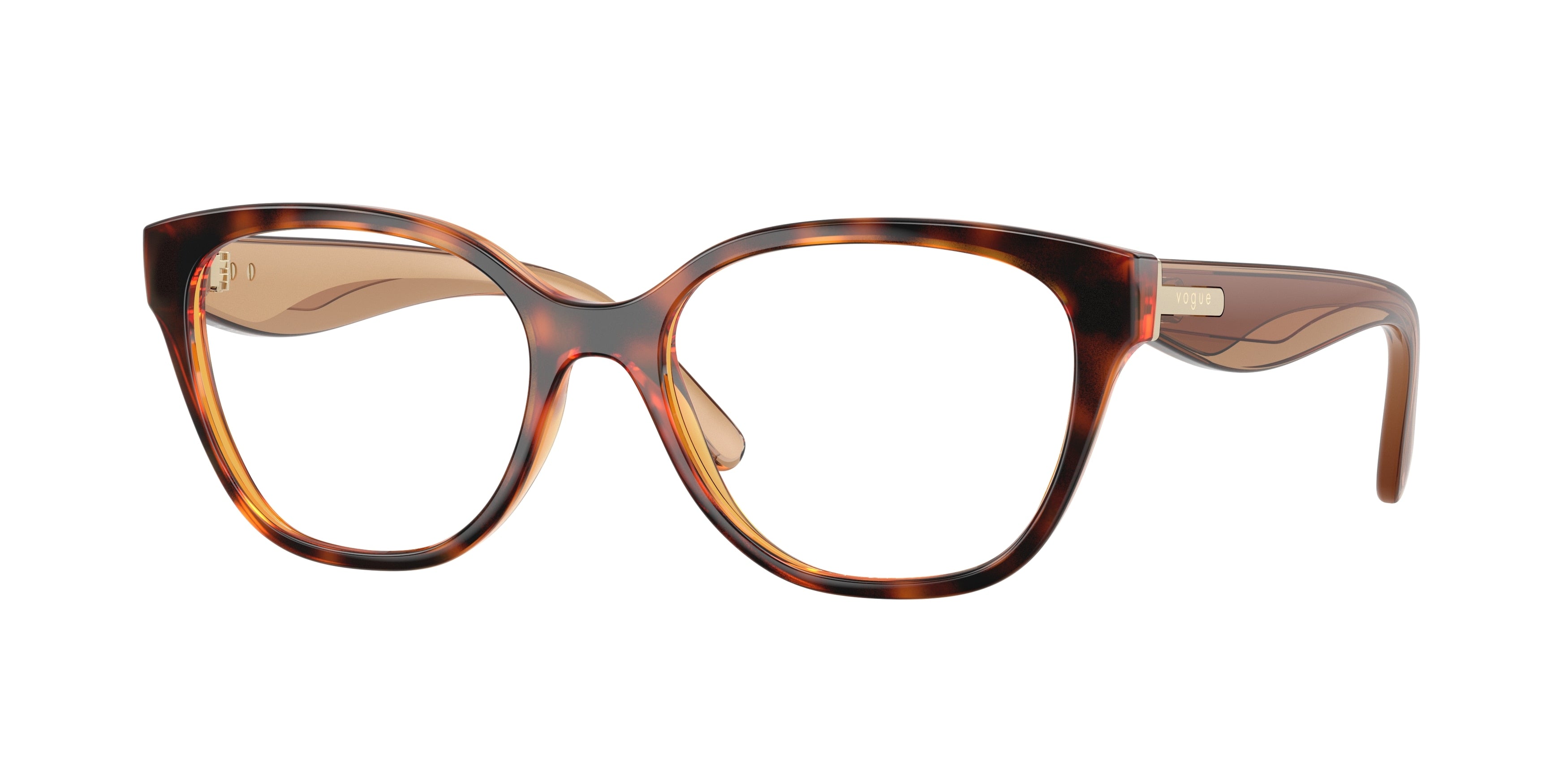 Vogue VO5712 Phantos Eyeglasses  W656-Dark Havana 51-140-17 - Color Map Brown